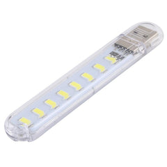 Portable 3W USB LED Book Light with 8 SMDs for Night Reading