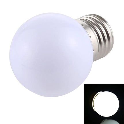 Enhance Your Home With Decorative LED Light Bulbs - compact energy-saving white globe bulb ideal for shelves, artwork, and tight spaces