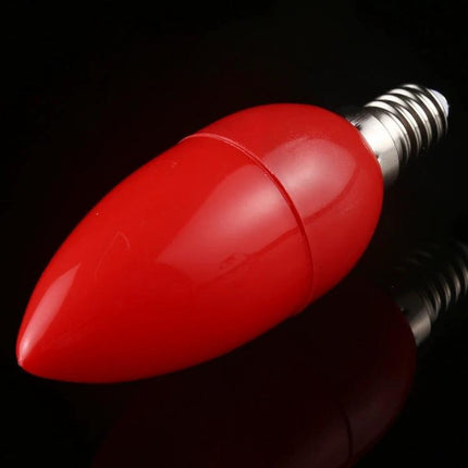 A Practical LED Bulb for Illuminating Home Spaces Daily — red decorative LED bulb for living room or reading corner lighting