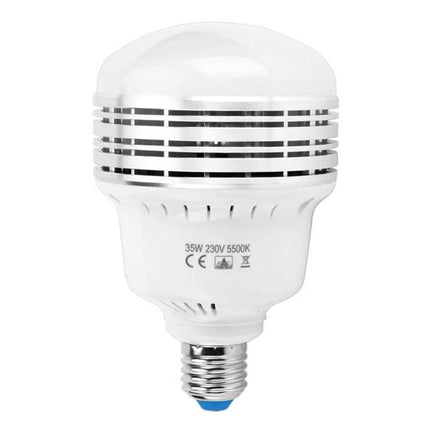 Manto Light Bulb for Home Photography and Video - white LED bulb delivering even color-accurate illumination for product photos and videos