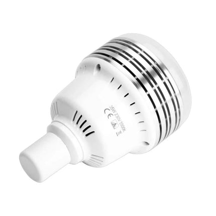 Manto Light Bulb for Home Photography and Video - white LED bulb with heat sink for even studio lighting