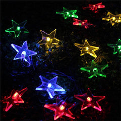 Starry 20-LED Solar String Lights for Outdoor Garden and Holiday Decor