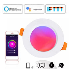 Foco de luz descendente inteligente con atenuación RGB y WIFI