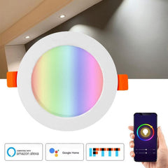 Foco de luz descendente inteligente con atenuación RGB y WIFI