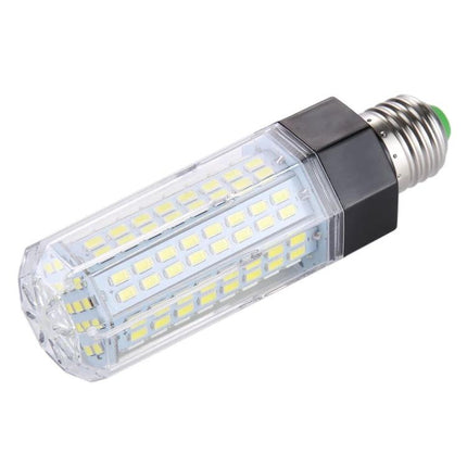 Versatile Energy-Saving Bulb for Everyday Home Lighting - LED corn bulb showing clear casing, multiple LEDs, E26 base for kitchens and living areas