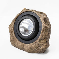 Solar-Enhanced Simulated Stone LED Spotlight for Outdoor Gardens and Lawns