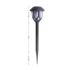 Elegant Solar-Powered LED Garden Lamp - Waterproof Outdoor Lighting for Gardens and Patios