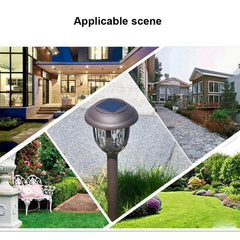 Elegant Solar-Powered LED Garden Lamp - Waterproof Outdoor Lighting for Gardens and Patios