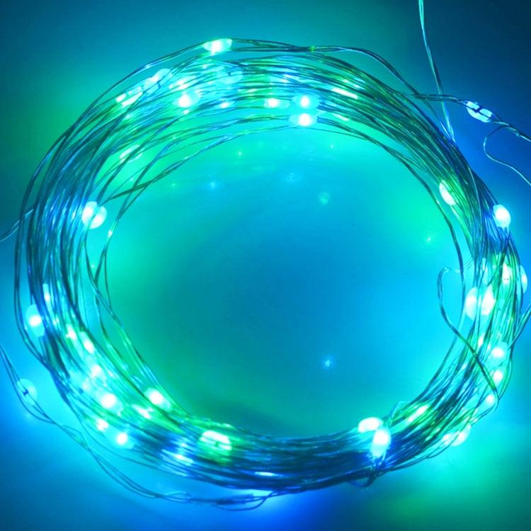 USB LED Decorative Light Strip - Blue & White Festival Lamp