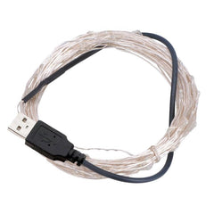 Lámpara de festival SMD-0603 alimentada por USB/tira de luces decorativas (luz blanca azul)