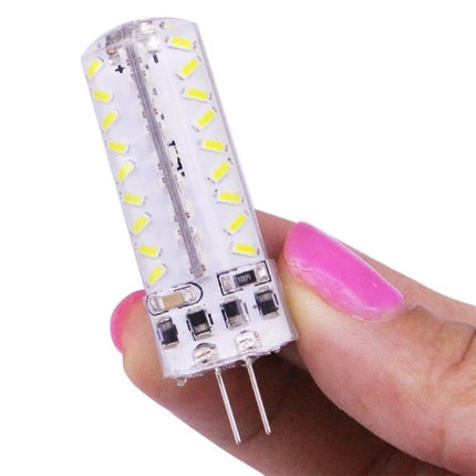 Reliable LED Lighting for Everyday Home and Office Use - close-up of G4 LED bulb in hand showing LED chips and pins