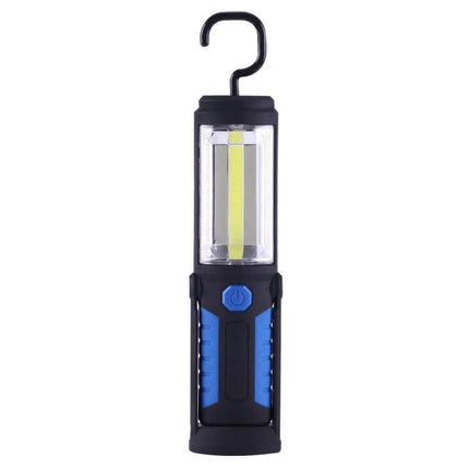 USB Charging Emergency Work Light With Magnetic Base, compact rechargeable work light with hook, USB charging and magnetic base for hands-free use