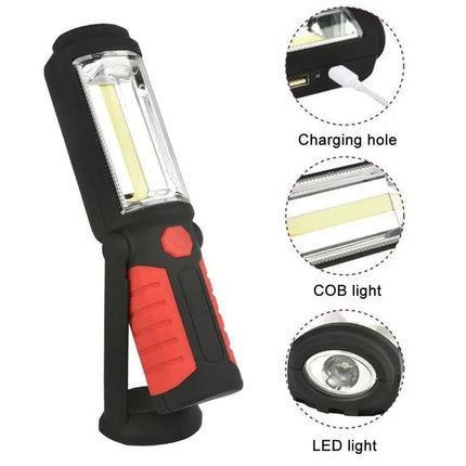 USB Charging Emergency Work Light With Magnetic Base