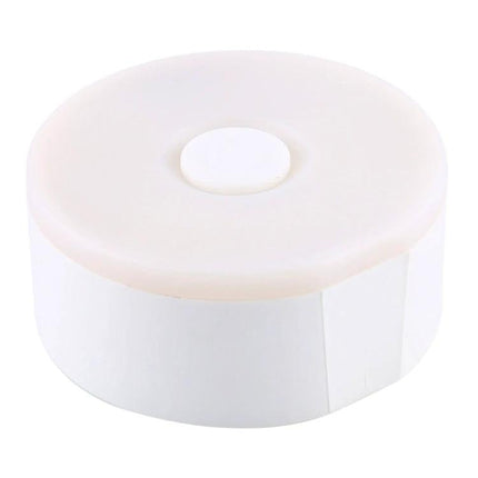 Compact USB Rechargeable Night Light for Home and Travel - small portable round LED light with single top button for reading, bedside, and camping