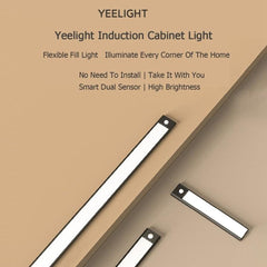 Xiaomi Youpin YEELIGHT 20cm Smart LED Motion Sensor Light Bar - Rechargeable Wardrobe and Corridor Lighting Solution