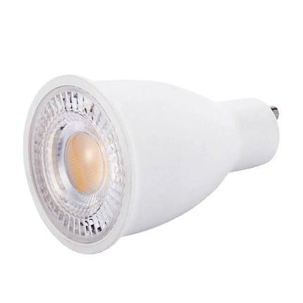 Practical Spotlight for Everyday Home and Office Lighting - white GU10 LED spotlight, reliable steady illumination for kitchens, hallways, workspaces