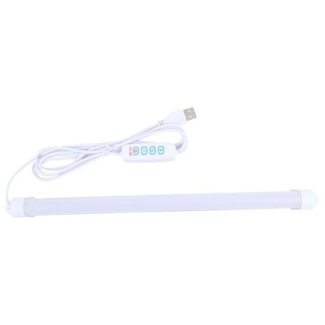 Compact LED Light Tube for Everyday Home and Desk Use - slim USB-powered LED tube with adjustable touch controls for desk reading and task lighting