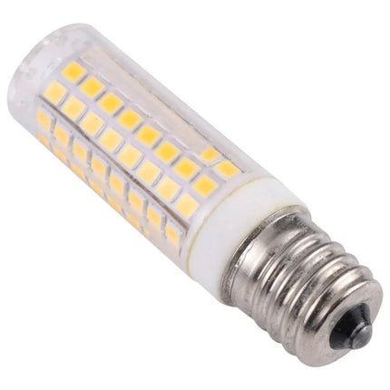 Soft Warm LED Corn Light for Daily Home Use - E12 base LED corn bulb glowing with soft warm light for living room, kitchen, hallway