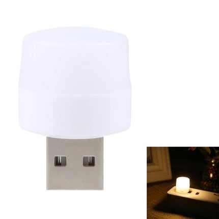 Essential USB Night Light for Bedside and Travel Use - compact USB plug-in night light with warm and cool glow for bedside reading and travel convenience