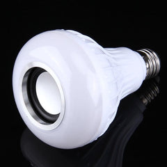 Smart E27 LED Bulb with Bluetooth Speaker and Remote Control