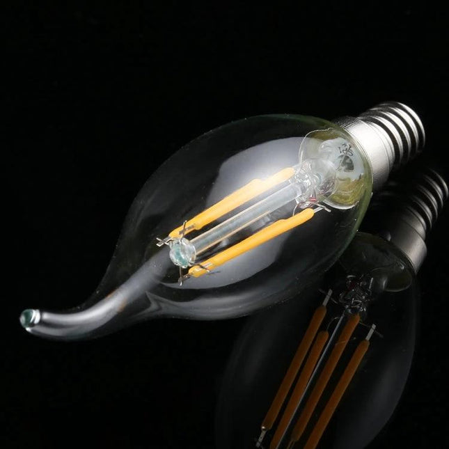 Vintage LED Bulb for Cozy Home Lighting and Decor Use glowing filament bulb for warm ambient living room or bedroom decor