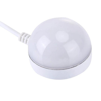 Compact USB Light for Travel and Daily Illumination Needs - compact round USB-powered lamp with magnetic base for travel, desk, or power bank use