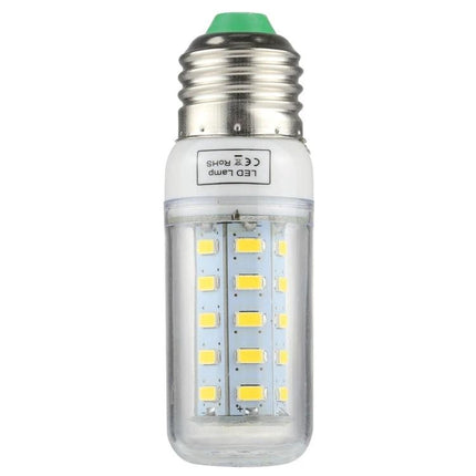 Energy-Efficient LED Bulb for Everyday Home Lighting shown as a clear LED corn bulb with E26 base for reading, cooking, and office use