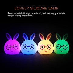 Charming Rabbit USB LED Night Light - Fun Gift for All Ages