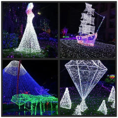 Festive 100 LED Decorative Lighting Display