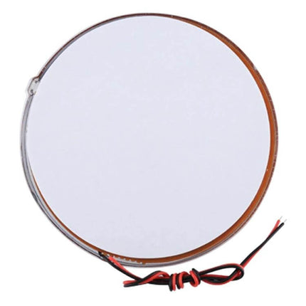 Styling RGB Flashing Light for Motorcycle Wheels, 10cm Diameter round LED wheel accent light with wires for visibility and style