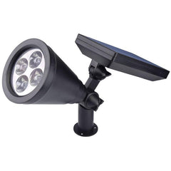 Solar-Powered 4-LED Outdoor Garden Spotlight - IP65 Waterproof Landscape Lamp