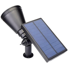 Foco de césped con energía solar de 4 LED, IP65, impermeable, para exteriores, para jardín y paisaje