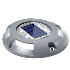 Solar-Powered IP68 Waterproof Embedded Ground Lamp for Outdoor Gardens and Lawns