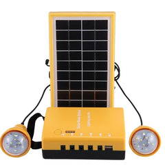 Versatile Portable Lighting and Charging System with Solar Capability and TF Card Support