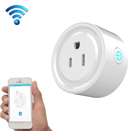 WiFi-Enabled Smart Plug for Remote Device Control and Scheduling allowing smartphone app timers for lamps and appliances