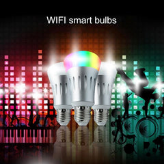 Smart RGB WiFi LED Bulb Compatible with Alexa & Google Home, Energy Efficient, AC 85-265V