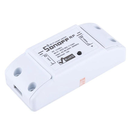 Sonoff 433MHz Wireless Remote Control Switch for Smart Homes white RF WiFi relay module for smart lights and appliances