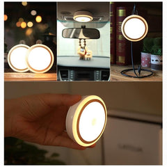 Remote-Controlled USB Rechargeable Wall Light for Bedroom & Cabinets