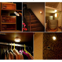 Remote-Controlled USB Rechargeable Wall Light for Bedroom & Cabinets