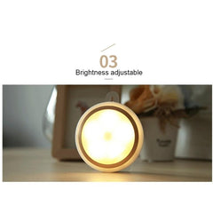 Remote-Controlled USB Rechargeable Wall Light for Bedroom & Cabinets