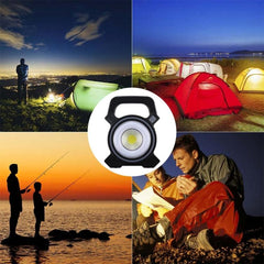 Portable Solar-Powered Camping Light with USB Charging