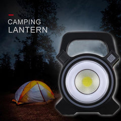 Lámpara de camping portátil con panel solar