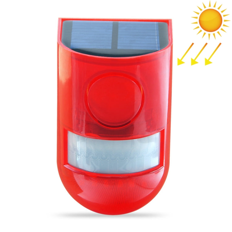 Alarme sonore et lumineuse à énergie solaire, voyant d'avertissement, alarme antivol étanche IP65 110 dB