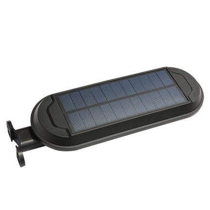 Solar Garden Lamp With Motion Sensor Waterproof Outdoor - black oval solar panel light with mounting bracket, motion-activated LED path illumination
