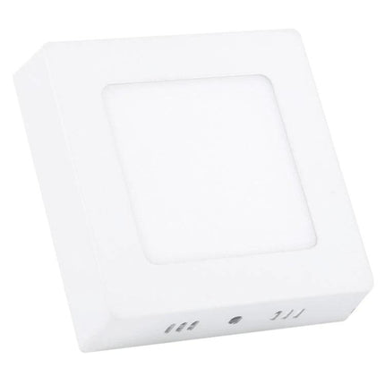 Energy-Efficient LED Panel Lights For Everyday Home Lighting - white square surface-mounted LED panel light for kitchen or bedroom