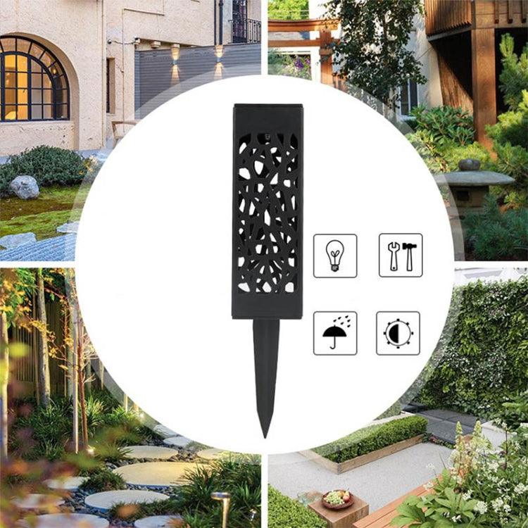 Solar-Activated Elegant Hollow Garden Light for Outdoor Ambiance