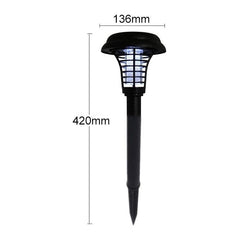 Lámpara LED solar para matar mosquitos, para césped, jardín, impermeable IP44