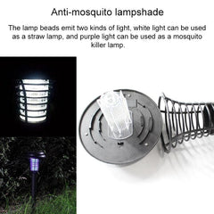 Lámpara LED solar para matar mosquitos, para césped, jardín, impermeable IP44