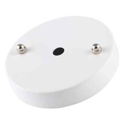 10cm Ceiling Base Plate Round Chandelier Accessories Lamp Holder white iron ceiling mounting plate with central 10mm hole and two fixing screws