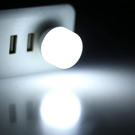 USB Mini Night Light for Daily Home and Travel Use - compact USB-powered bedside reading light with bright white and warm color settings for travel and home